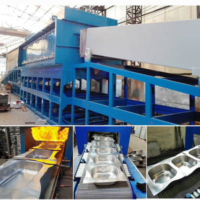 Hotels SUS 304 Stainless Steel 201 Sink Continuous Atmosphere Protective Bright Annealing Oven
